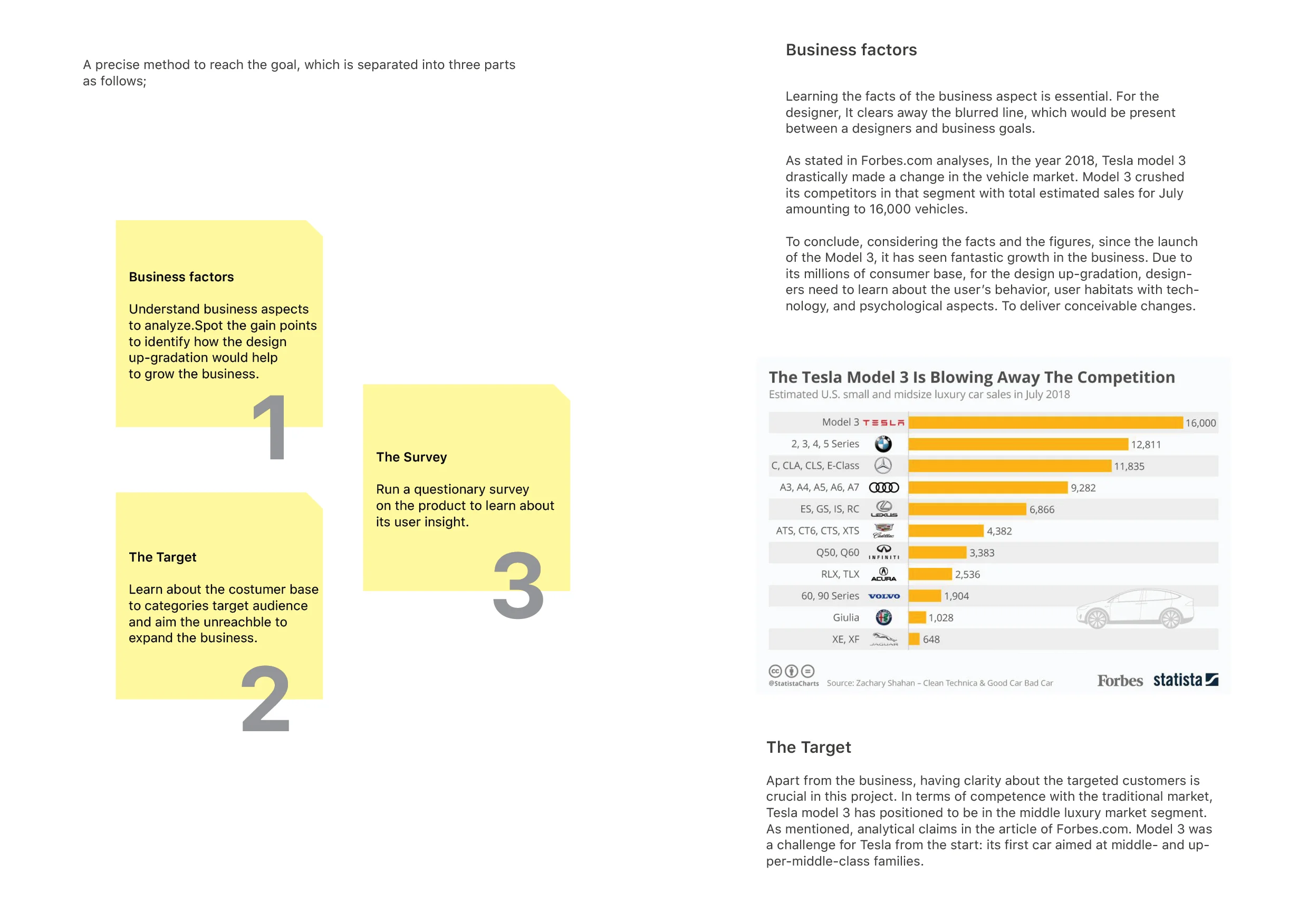 Determining a target  and identifying the case